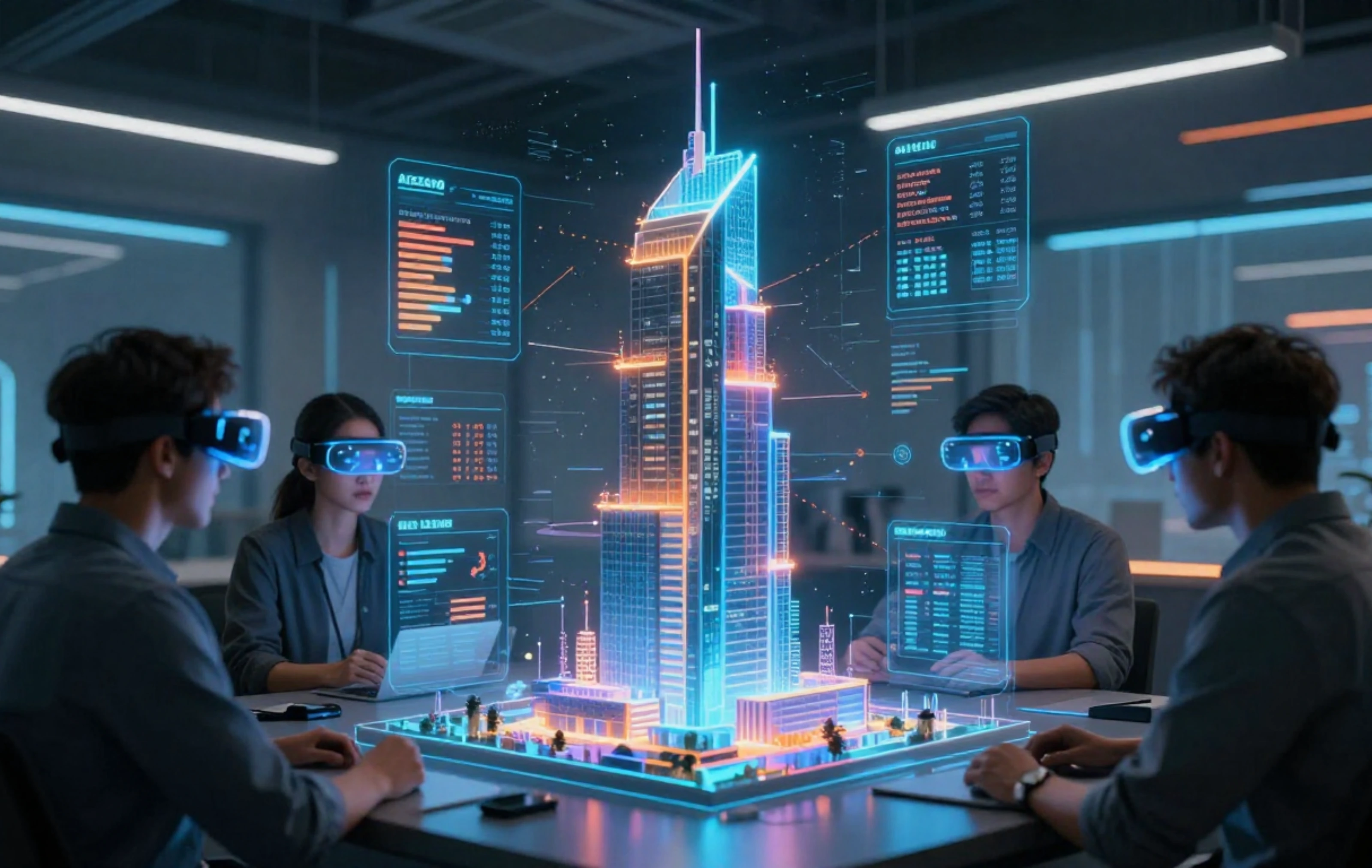 Heavy equipment lowering a welded and coated pipe segment into a prepared trench