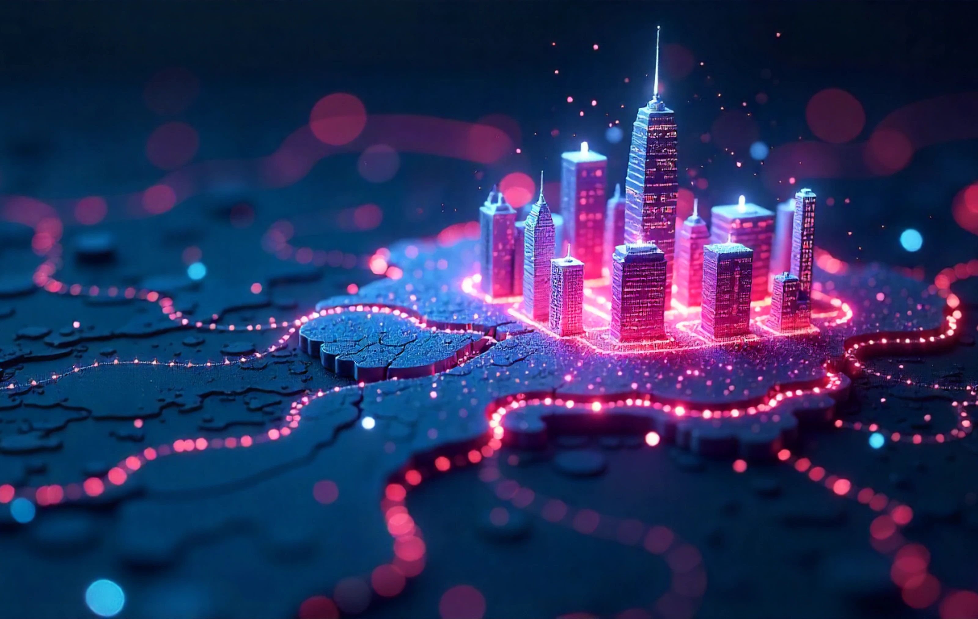 Engineers reviewing detailed CAD plans and schematics for a pipeline project