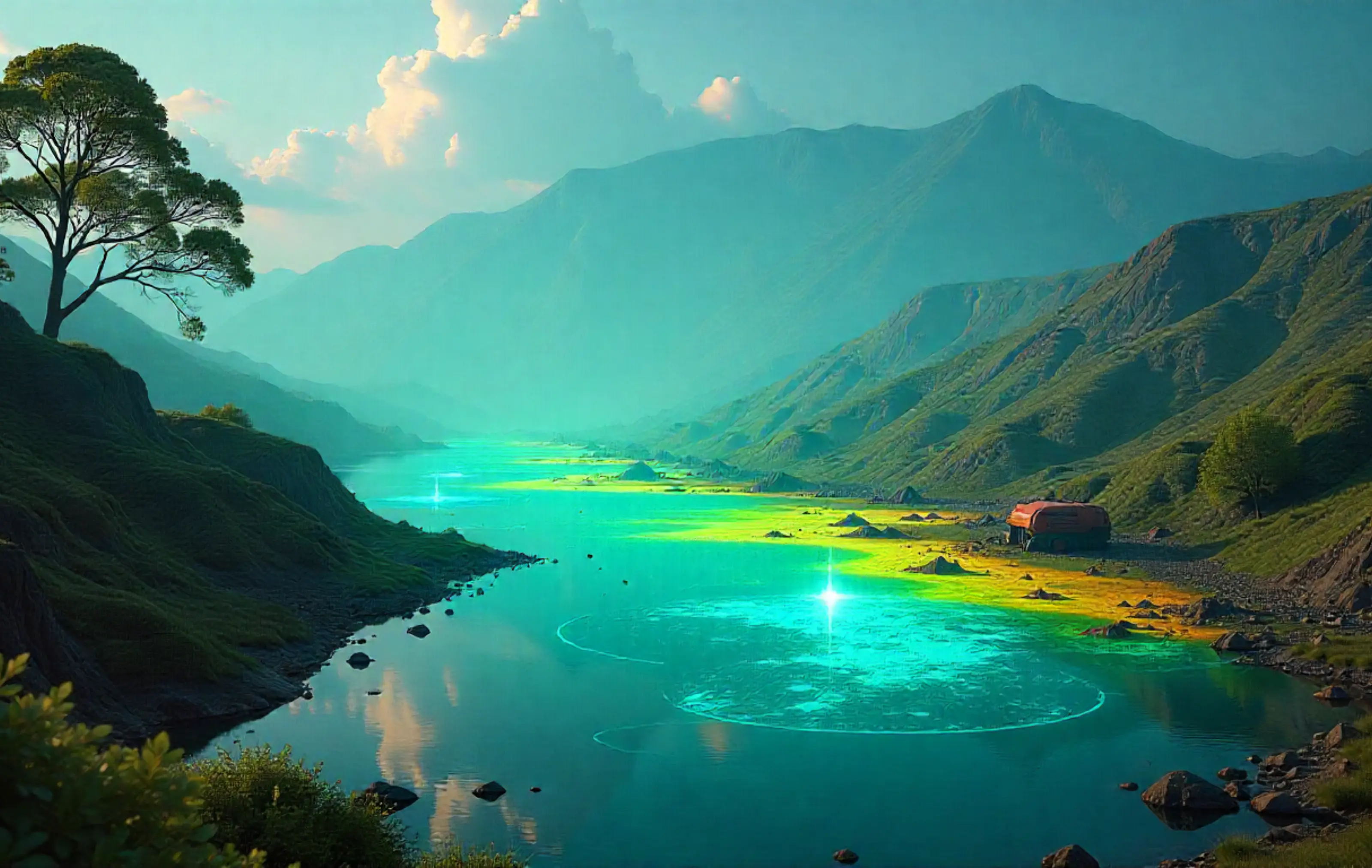 A team working on environmental cleanup and restoration